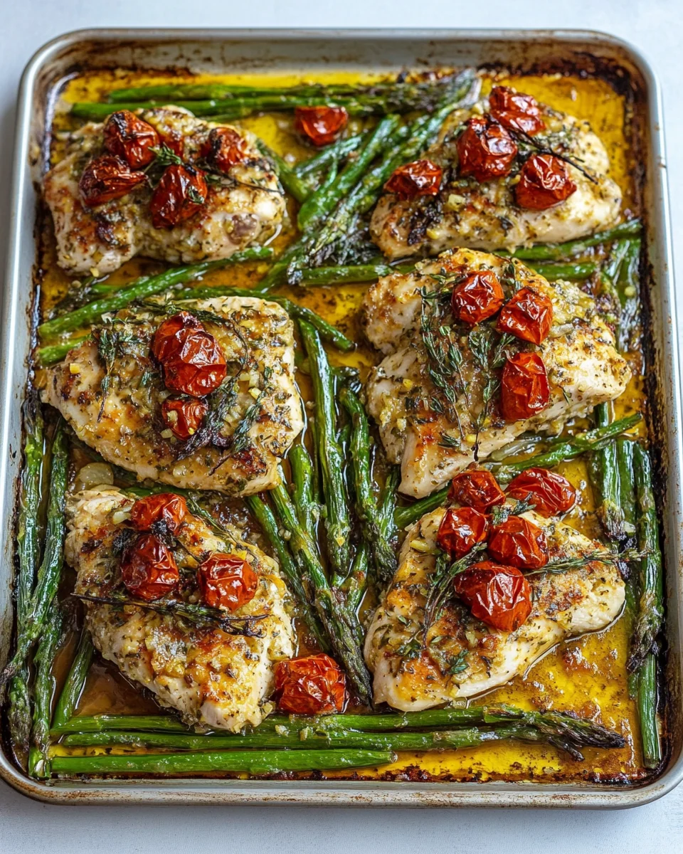 Simple Tuscan Garlic Chicken Sheet Pan Recipe - additional image