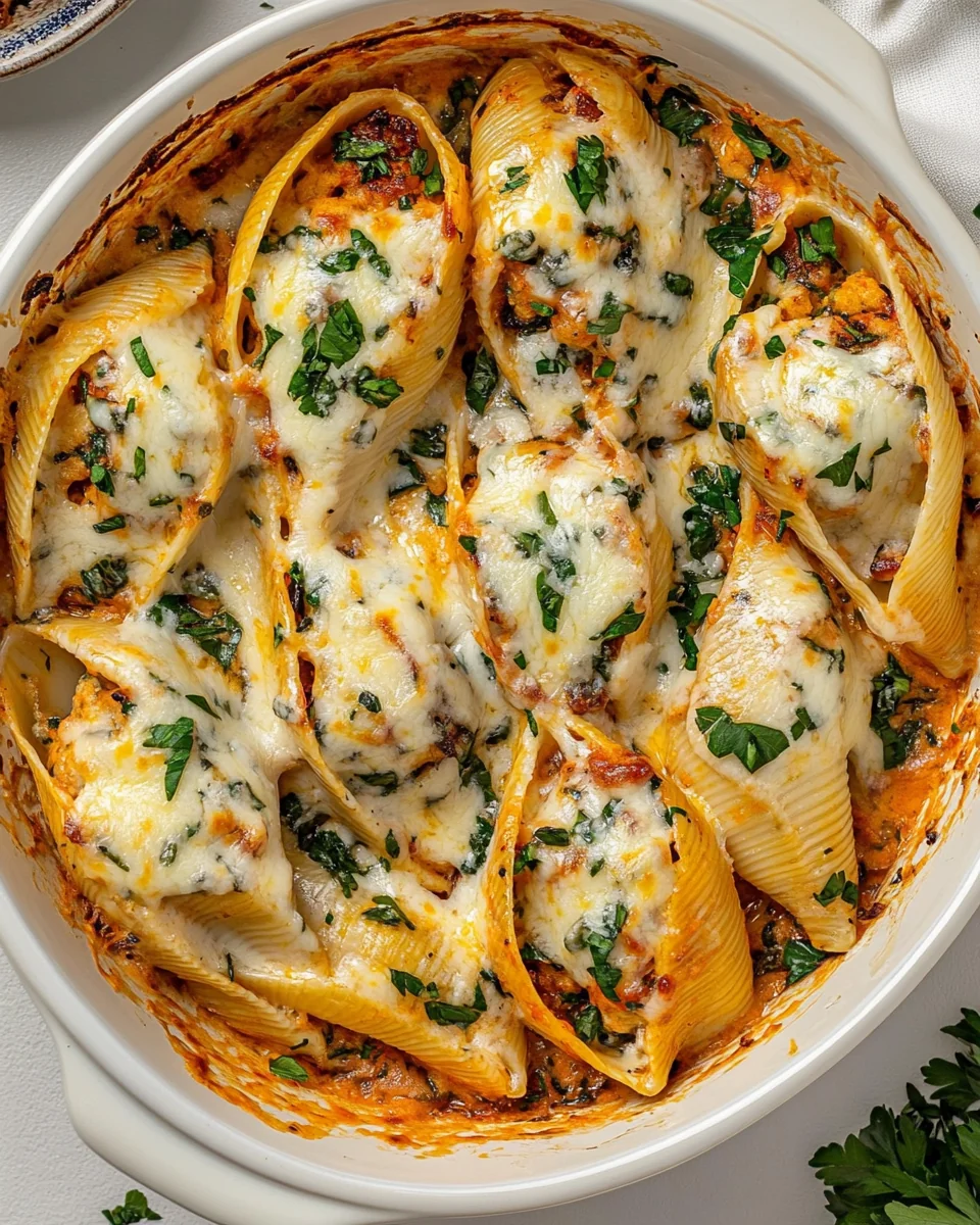 Delicious Tuscan Stuffed Shells Made From Scratch - additional image