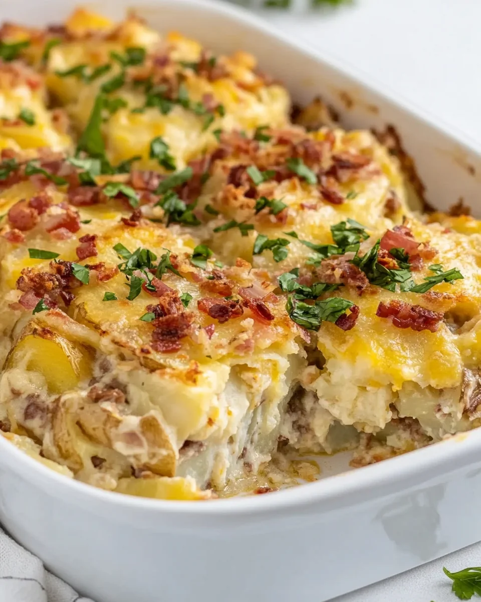 Creamy Twice Baked Potato Casserole For Comforting Meals - additional image
