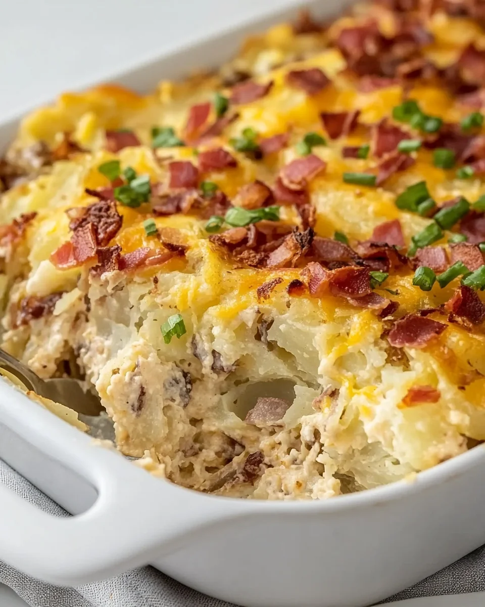 Creamy Twice Baked Potato Casserole For Comforting Meals - additional image