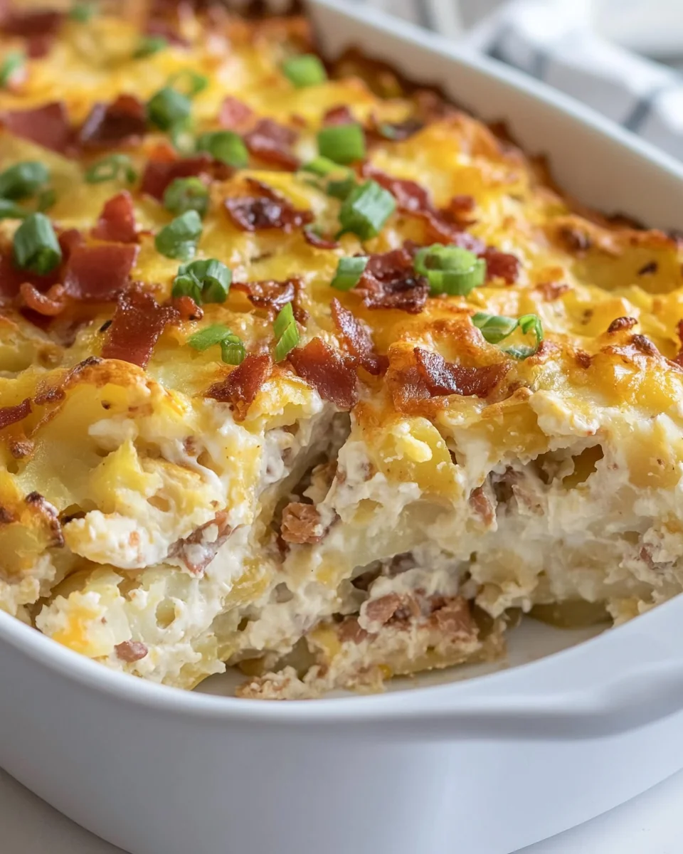 Creamy Twice Baked Potato Casserole For Comforting Meals - additional image