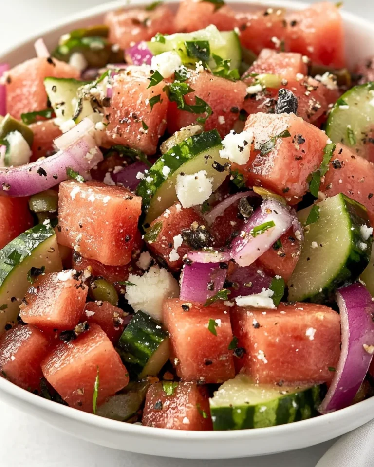 Fresh Watermelon Salad for a Refreshing Summer Treat